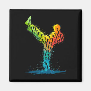Martial Arts Karate Fighter  Magnet