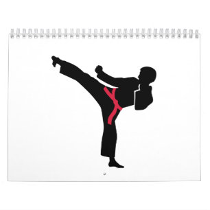 Martial arts Karate kick Calendar