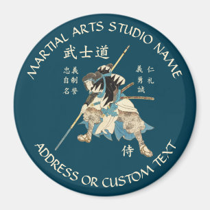 Martial Arts Karate Taekwondo Jiu-jitsu Studio Magnet