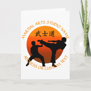 Martial Arts Karate Taekwondo Kung Fu Studio Owner Card