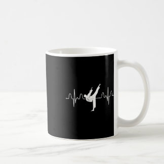 Martial Arts Karateist Heartbeat Comt Sport Athlet Coffee Mug