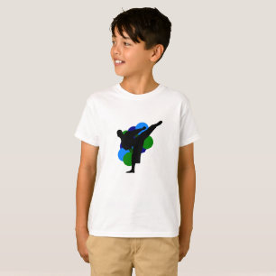 Martial Arts Kid Shirt with background