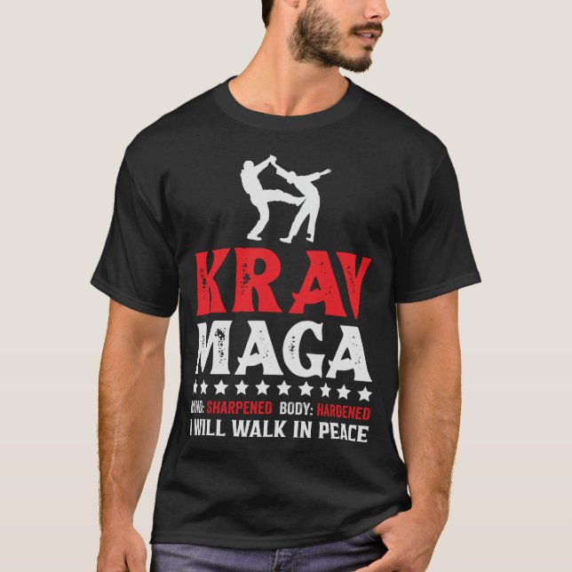 Martial arts Krav Maga self defense T-Shirt (Front)