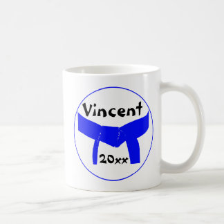 Martial Arts Light Blue Belt Coffee Mug