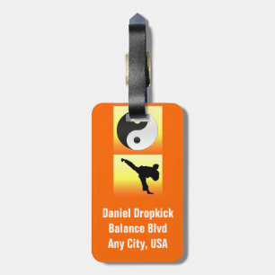 Martial Arts Luggage Tag