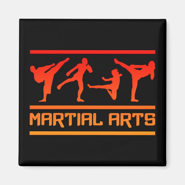 Martial Arts magnet (Front)