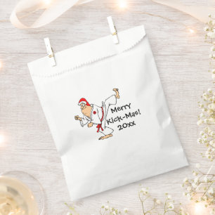 Martial Arts Merry Kick-Mas Christmas Party Favour Bags