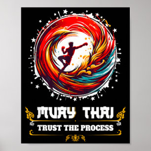 Martial Arts MMA Thai Boxing Kickboxing Funny Muay Poster