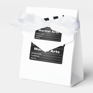 Martial Arts Movie Clapperboard Favour Box