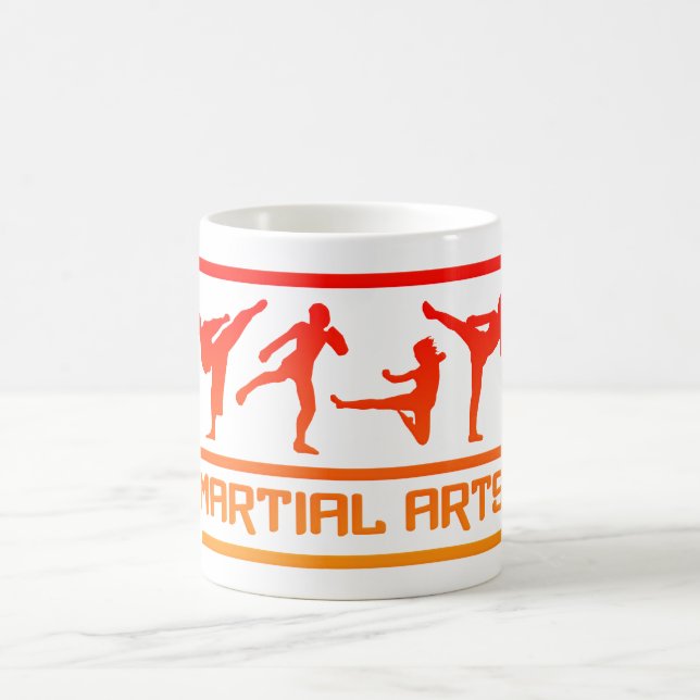 Martial Arts mug - choose style & colour (Center)