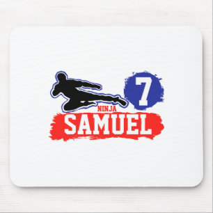 Martial Arts Ninja Warrior Theme Birthday Boy T Sh Mouse Mat