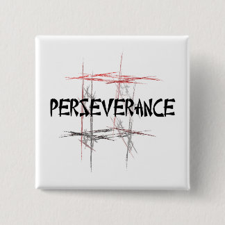 Martial Arts Perseverance 15 Cm Square Badge
