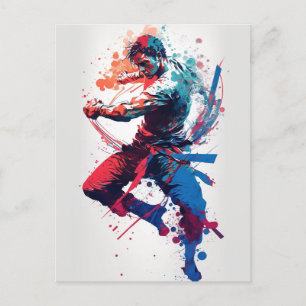 Martial Arts Postcard