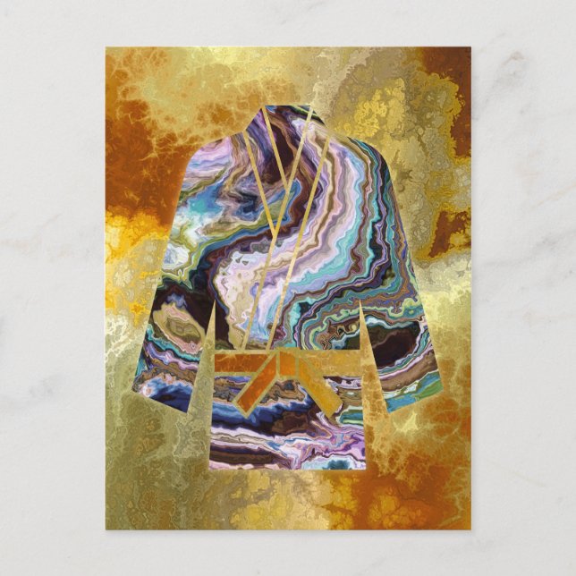 Martial Arts Postcard - Karate Judo Keikogi (Front)