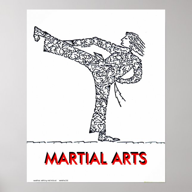 MARTIAL ARTs Poster (Front)