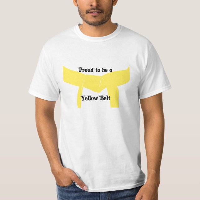 Martial Arts Proud to be a Yellow Belt T-Shirt (Front)