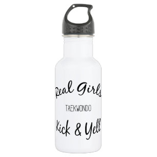Martial Arts Real Girls Kick and Yell Taekwondo 532 Ml Water Bottle
