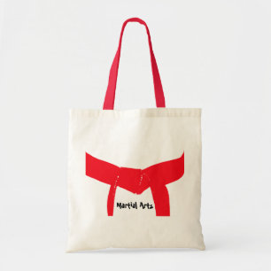 Martial Arts Red Belt Tote Bag