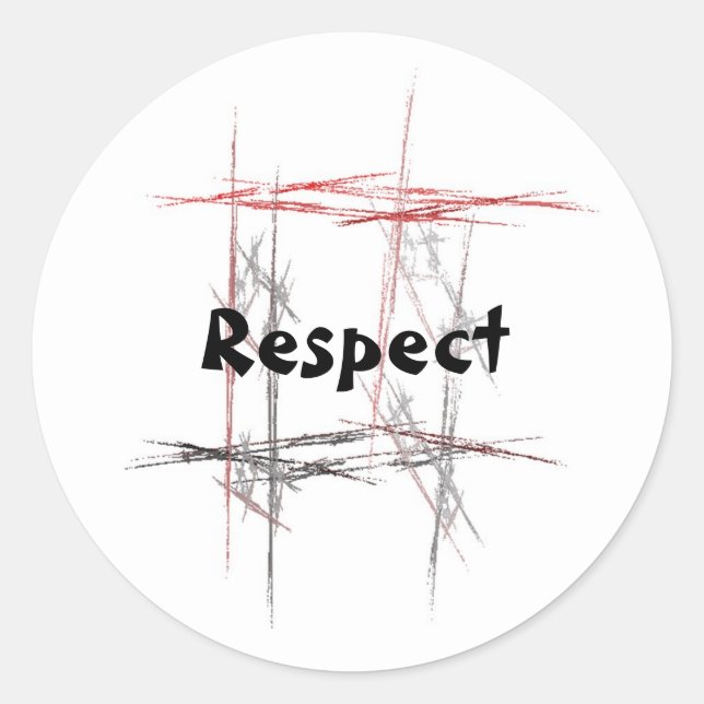 Martial Arts Respect Stickers (Front)