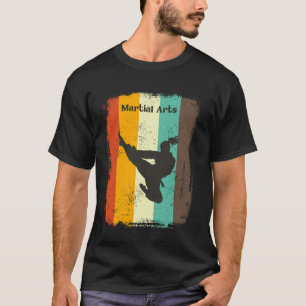 Martial Arts Retro 70s Vintage Taekwondo Karate T-Shirt