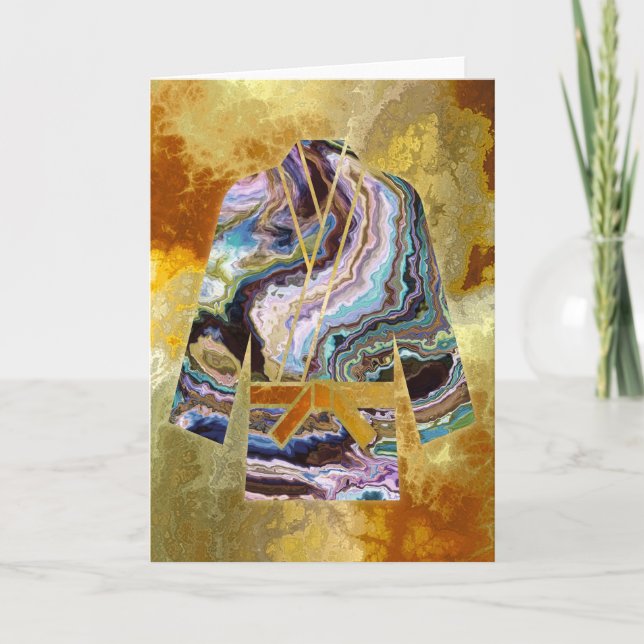 Martial Arts Robe - Dogi Keikogi Gi - Karate Judo Card (Front)