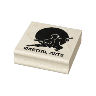 Martial Arts Rubber Stamp