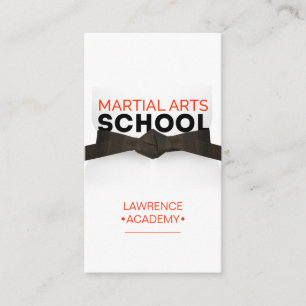 Martial Arts School / Karate dojo Business Card