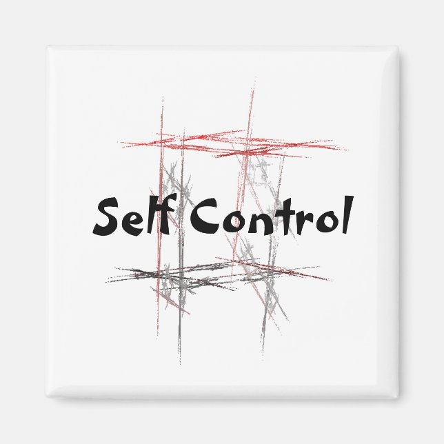 Martial Arts Self Control Tenet Magnet (Front)