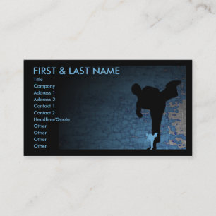 martial arts shadowstance business card