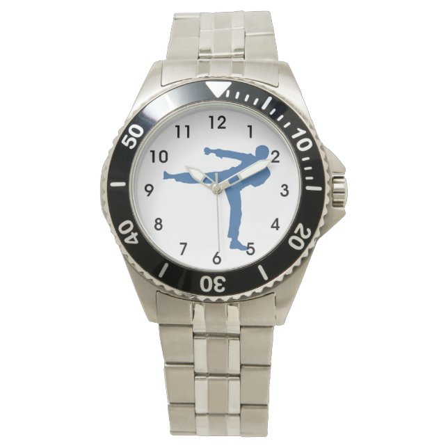 Martial Arts Silhouette Watch (Front)