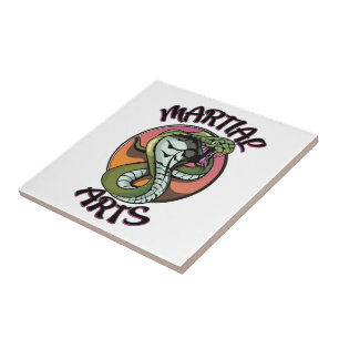 Martial Arts Snake Tile