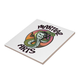 Martial Arts Snake Tile