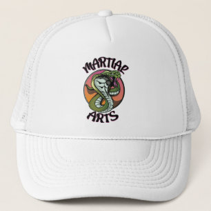 Martial Arts Snake Trucker Hat