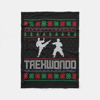 Martial Arts Taekwondo Lover - Ugly Style Fleece Blanket