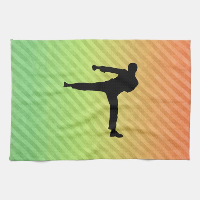 Martial Arts Tea Towel (Horizontal)