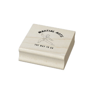 Martial arts the way to go rubber stamp