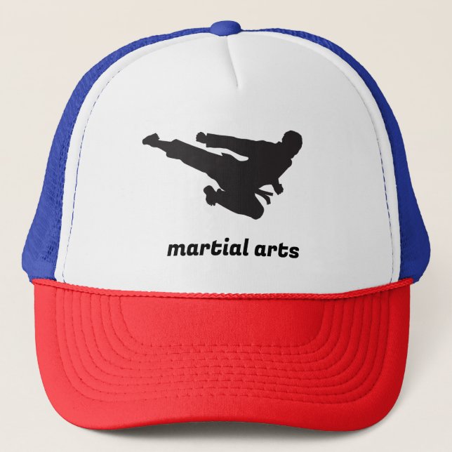 martial arts trucker hat (Front)