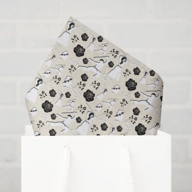 Martial Arts Wedding Tissue Paper (Gift Bag)