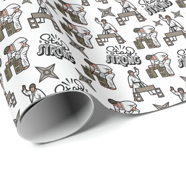 Martial Arts Wrapping Paper (Roll Corner)