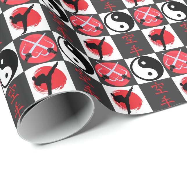 Martial Arts Wrapping Paper (Roll Corner)