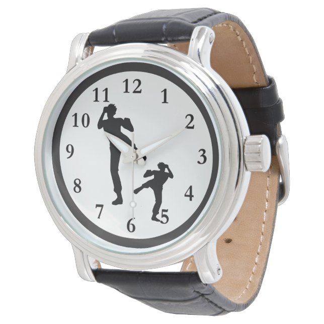 Martial Arts Wrist Watch (Angled)