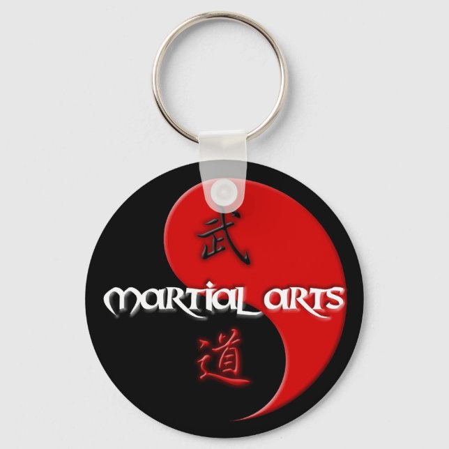 Martial Arts Yin Yang Key Chain (Front)