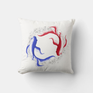 Martial Flow Abstract Yin Yang Martial Art Cushion