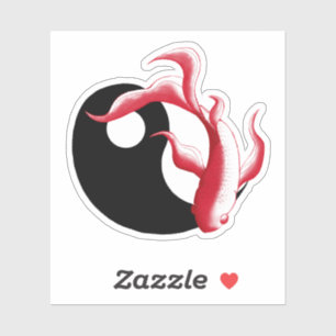  Martial Flow Abstract YinYang Martial Art Sticker