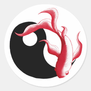  Martial Flow Abstract YinYang Martial Art Sticker