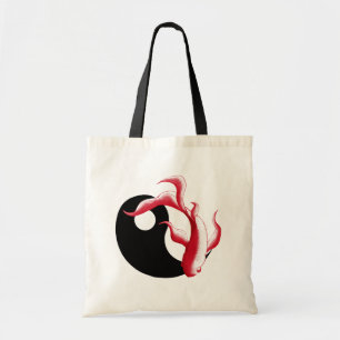 Martial Flow Abstract YinYang Martial Art Sticker Tote Bag