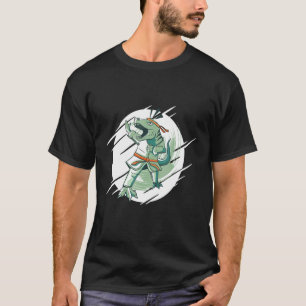 Martial Karate Dinosaur Rex T-Shirt