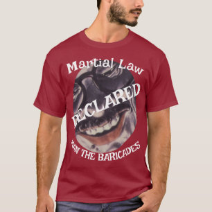 Martial Law Trump Suspends 2026 Midterm Elections T-Shirt