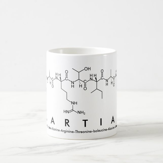 Martial peptide name mug (Center)