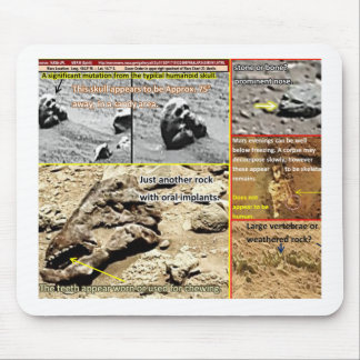 Martian boneyard mouse mat